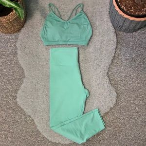 Fabletics Sports Bra and Legging Set